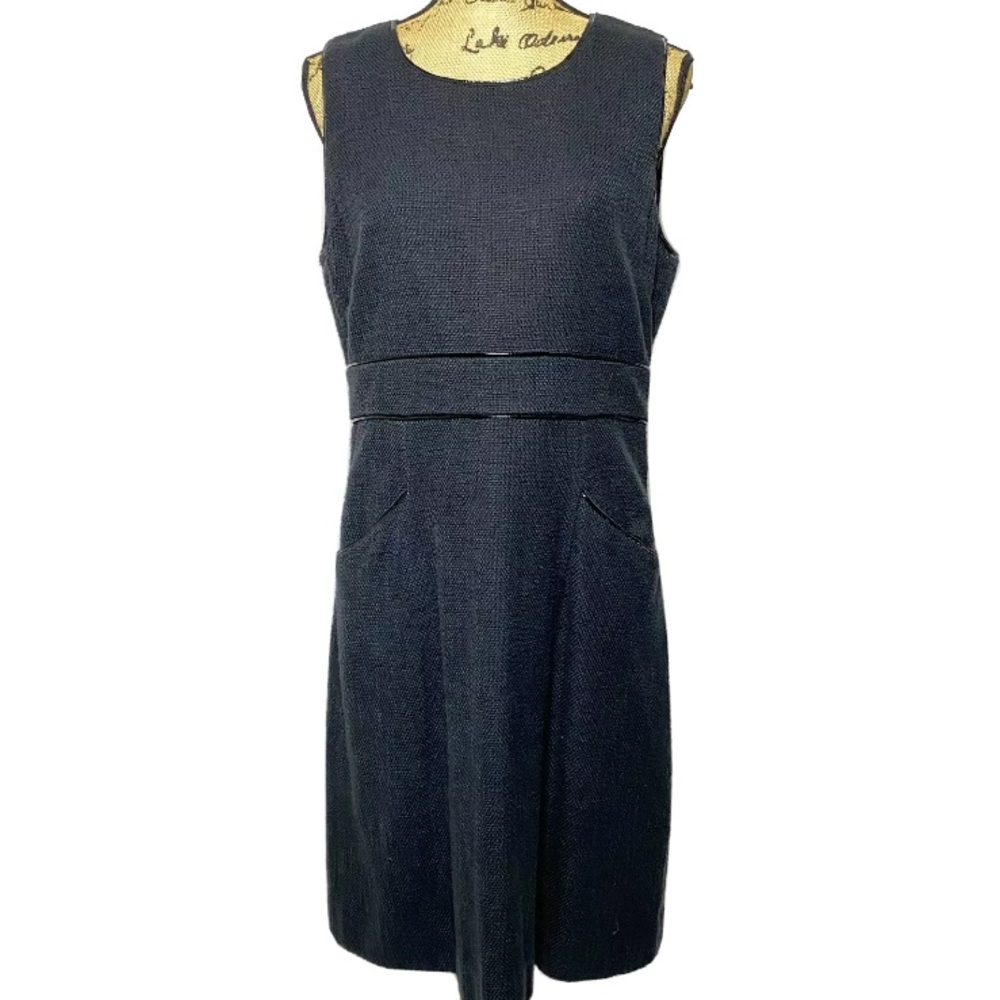 Tory Burch Black Tweed Sheath Dress